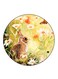 Rabbit Printed Fridge Magnet Multicolour