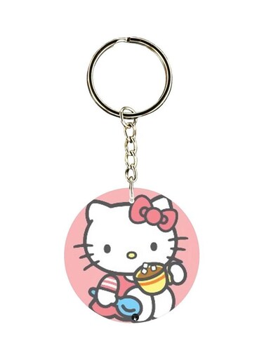 Hello Kitty Printed Keychain