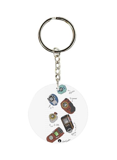 The Anime Digimon Printed Keychain