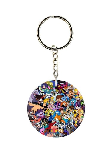 Cartoon Printed Keychain