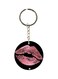 Lips Printed Single Sided Keychain