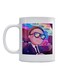 Rick And Morty Printed Mug White/Blue/Pink