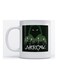 Mug Arrow Anime for Coffee and Tea White