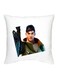 Fortnite Character Printed Decorative Cushion White/Black/Green 16x16inch