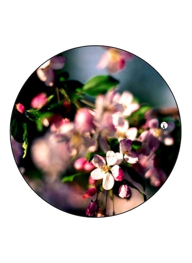 Floral Printed Fridge Magnet Pink/Green/Blue 5.5cm