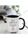 Inspirational Ceramic Coffee Mug with Arabic Calligraphy "for Allah Loves Those Who Put Their Trust in Him