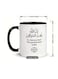 Inspirational Ceramic Coffee Mug with Arabic Calligraphy "for Allah Loves Those Who Put Their Trust in Him