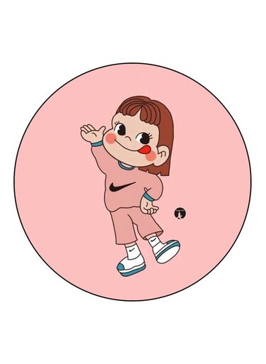 Cartoon Printed Fridge Magnet Pink/Brown/Red 5.5cm