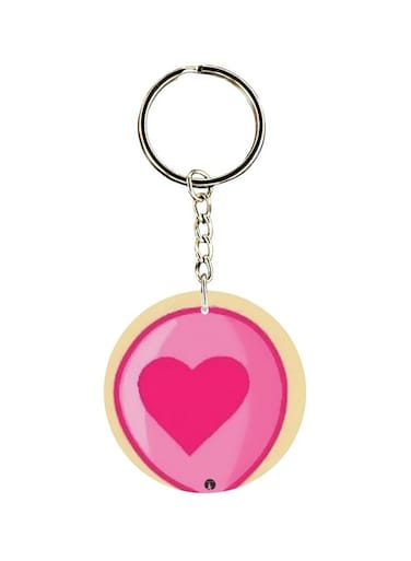 Heart Printed Keychain