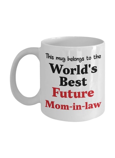 World's Best Future Mom-In-Law Printed Coffee Mug White/Black/Red
