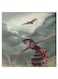 Girl Animation Pattern Hidden Frame Canvas Wall Painting Multicolour 50 x 50cm