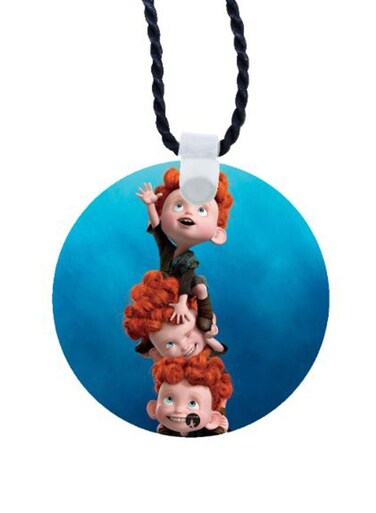 Brave Printed Car Mirror Pendant