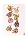 Metal Plate Of The Anime Digimon Poster Multicolour