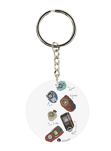 The Anime Digimon Printed Keychain