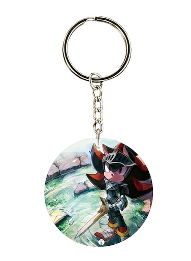 Sonic Printed Keychain