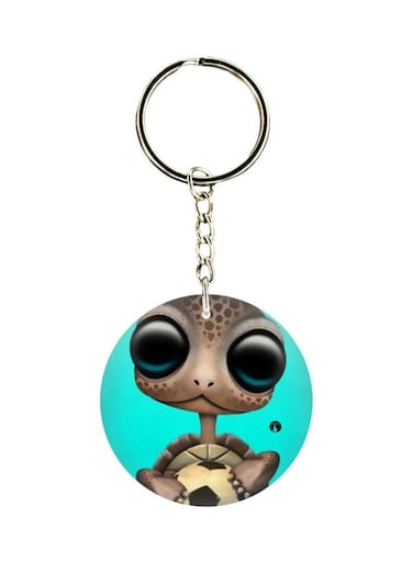 Double Sided Cartoon Printed Keychain