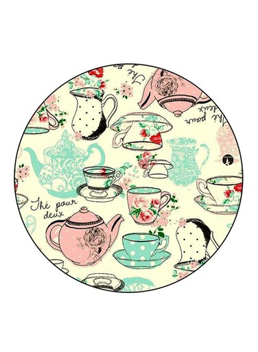 Tea Printed Fridge Magnet Multicolour