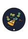 Teenage Mutant Ninja Turtles Printed Fridge Magnet Blue/Yellow