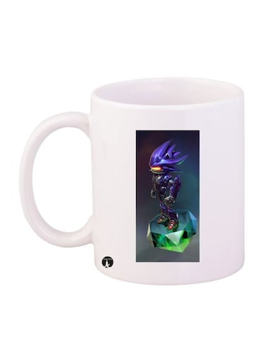 Sonic Printed Mug White/Blue/Green Standard Size
