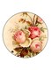 Floral Printed Fridge Magnet Beige/Pink/Green 5.5cm