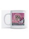 Mug Cute Cat for Coffee and Tea White