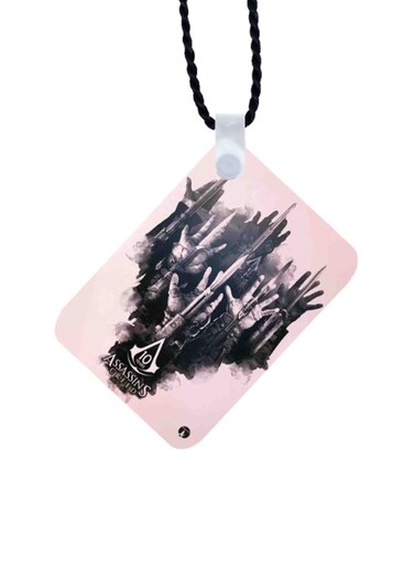 Assassin's Creed Printed Car Mirror Pendant