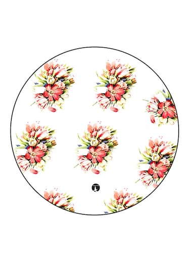Flowers Printed Fridge Magnet Multicolour