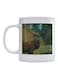 Deer Printed Mug White/Green/Brown