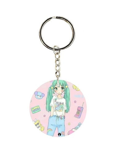 Cartoon Printed Keychain