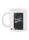 Tropical Vibes Printed Coffee Mug White/Green