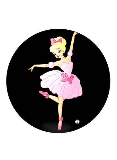 Girl Printed Fridge Magnet Multicolour