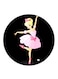 Girl Printed Fridge Magnet Multicolour
