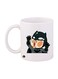 Batman Printed Mug White Black Grey Standard Size