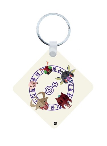 Anime Wooden Keychain