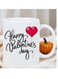 RYN&reg; Happy Valentine's Day Ceramic Coffee Mug - Insulated, Reusable &amp; Perfect Gift for Birthdays, Holidays, Christmas, New Year, White
