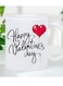 RYN&reg; Happy Valentine's Day Ceramic Coffee Mug - Insulated, Reusable &amp; Perfect Gift for Birthdays, Holidays, Christmas, New Year, White