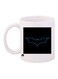 Batman Printed Coffee Mug White/Black/Blue Standard Size