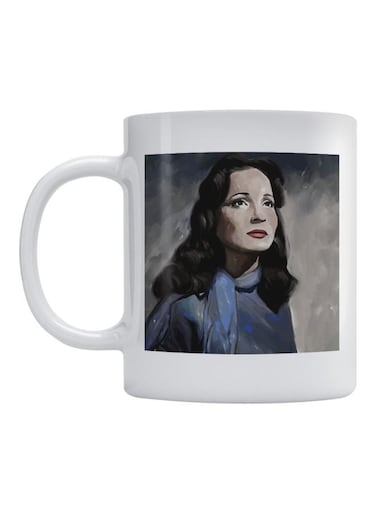 Shadia Printed Mug White/Grey/Black 350ml