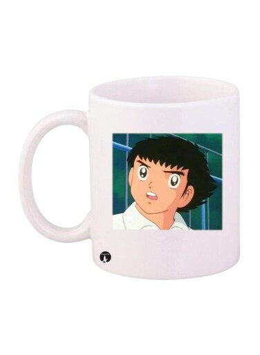 Captain Majid Printed Mug Green/White/Blue Standard Size