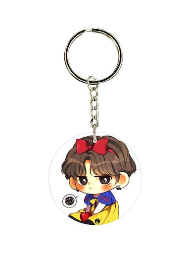 Cartoon Character Printed Keychain