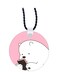 We Bare Bear Printed Car Mirror Pendant