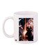 Cartoon Printed Coffee Mug White/Brown/Black