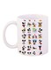 Mickey Mouse Printed Coffee Mug White/Red/Black 11ounce