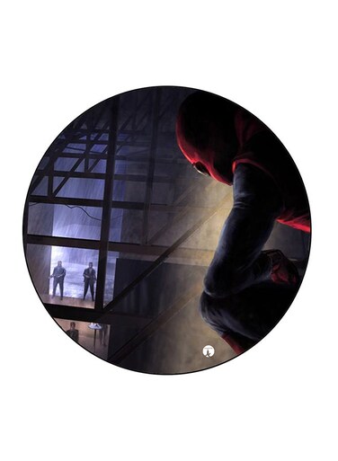 Spider Man Printed Fridge Magnet Multicolour 5.5 x 5.5cm
