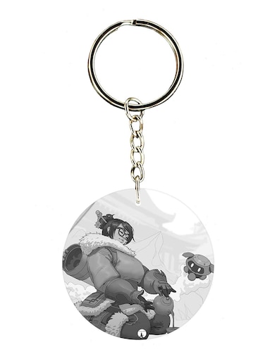 Overwatch Double Side Printed Keychain