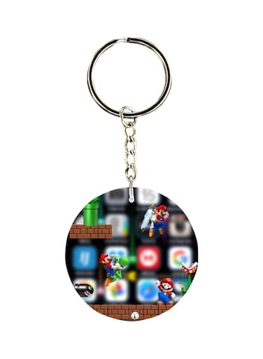 Super Mario Printed Keychain