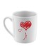 Fajr Name Printed Ceramic Mug For Coffee And Tea White/Red 10x5cm