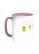 Ramadan Lanterns Printed Coffee Mug Pink/White 11ounce