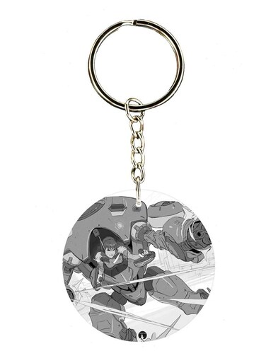 Overwatch Double Side Printed Keychain