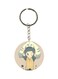 Anime Digimon Double Side Printed Keychain